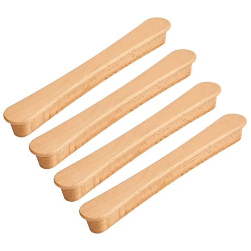 HLXDECO Schrankknäufe aus massivem natürlichem Buchenholz, Schubladengriffe, Kleiderschrankgriffe, Kommodengriffe, Schranktürknauf, Möbelbeschläge, 4 Stück HLXDECO Schrankknäufe aus massivem natürlichem Buchenholz, Schubladengriffe, Kleiderschrankgriffe, Kommodengriffe, Schranktürknauf, Möbelbeschläge, 4 Stück von HLXDECO