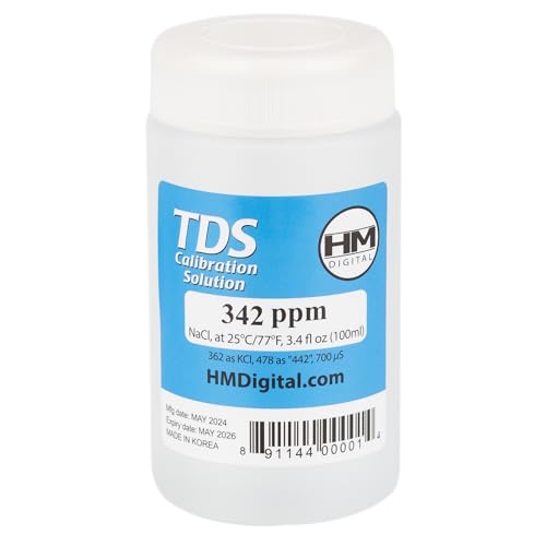 HM Digital Solución de calibración TDS 342 ppm (90ml) von HM Digital