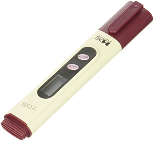 HM Digital TDS-4 Messgerät im Taschenformat mit 0-9990 ppm Messbereich, 1 ppm Auflösung, +/- 2% Ablesegenauigkeit von HM Digital