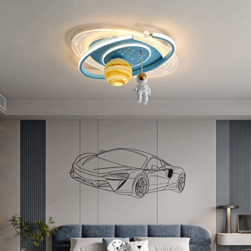 HMAKGG LED Deckenleuchte Dimmbar 42W LED Astronaut Deckenlampe mit Fernbedienung, Lichtfarbe und Helligkeit einstellbar für Wohnzimmer, Schlafzimmer, 3000-6500K von HMAKGG