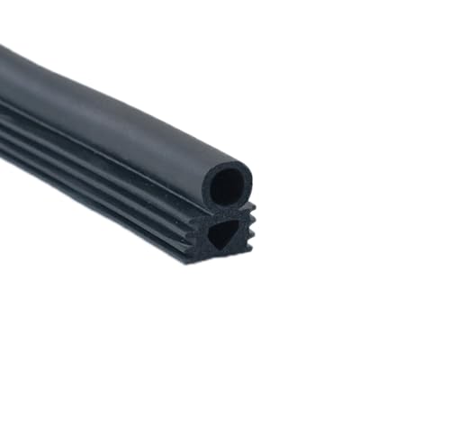 HMBEST Automobil Möbel Lackierraum Hochtemperatur-Dichtungsstreifen, D Form EPDM Schaumgummi Dichtung mit Band, schwarz 5 Meter,20 * 25 HMBEST Automobil Möbel Lackierraum Hochtemperatur-Dichtungsstreifen, D Form EPDM Schaumgummi Dichtung mit Band, schwarz 5 Meter,20 * 25 von HMBEST