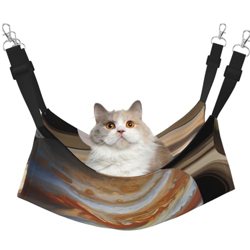 HMBGFW The Vastness of the Universe - Reversible Cat Hanging Hammock Soft Breathable Pet Cage Hammock with Double Sided Hanging Bed for Small Dogs Rabbits von HMBGFW