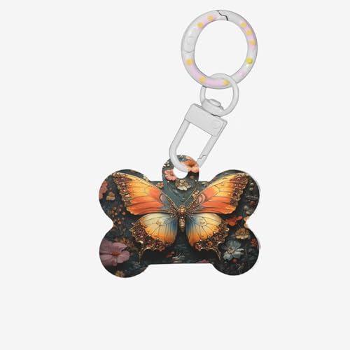 Libellen-Hundemarken für Haustiere, knochenförmige Acryl-Haustier-ID-Tags, perfekt für kleine bis große Hunde und Katzen, niedlich und funktional Libellen-Hundemarken für Haustiere, knochenförmige Acryl-Haustier-ID-Tags, perfekt für kleine bis große Hunde und Katzen, niedlich und funktional von HMBGFW