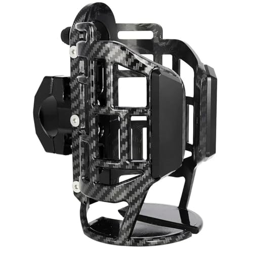 HMBHSHZM Flaschenhalter Motorrad Motorrad-Wasserflaschenhalter, Getränkehalter Für H CRF150F CRF150R CRF150RB 2023 2024(SCHWARZ) von HMBHSHZM