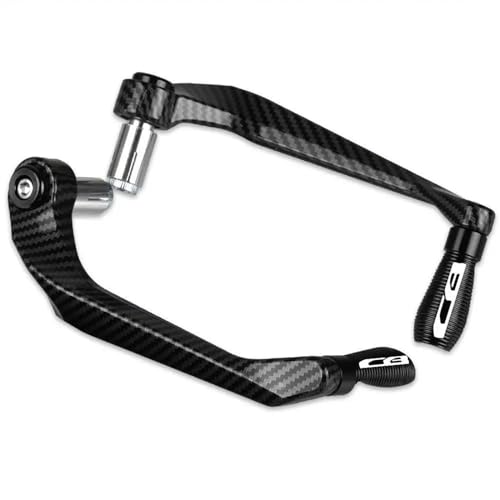 Motorrad Lenkerschutz Motorrad Lenkergriffe Handschutz Bremskupplungshebel FÜR HONDA CB125F CB125R 2011-2022(SCHWARZ) von HMBHSHZM