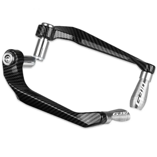 Motorrad Lenkradschutz Motorrad CNC Hebel Guard Bremskupplung Lenkerschutz Für B G310 2017-2020(White) von HMBHSHZM