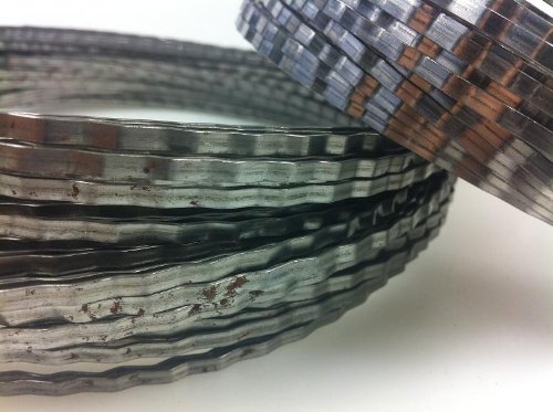 50 Stück Adventringe, Drahtring, Bindering, gewellt 15 cm, Eisen 3 mm breit, 1 mm stark von Mcties