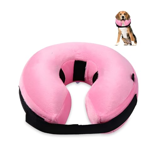 HMCEY Aufblasbare Halskrause Hund Katze,Hundekragen Leckschutz Weich,Kragen Hunde Nach Op Mit Verstellbarer Klettverschluss,Schutzkragen Hunde Halskragen Katze,Inflatable Dog Collar für Genesung HMCEY Aufblasbare Halskrause Hund Katze,Hundekragen Leckschutz Weich,Kragen Hunde Nach Op Mit Verstellbarer Klettverschluss,Schutzkragen Hunde Halskragen Katze,Inflatable Dog Collar für Genesung von HMCEY