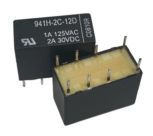 1pc 941H-2C-12D 150MW (4078-5V/12V/24V-2A) Relay 8pins HMCOCOOFM von HMCOCOOFM