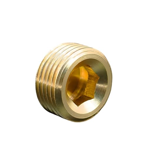 1pc Brass Hexagon Pipe 1" BSPT Male Countersunk End Fitting Water Gas Oil HMCOCOOFM von HMCOCOOFM