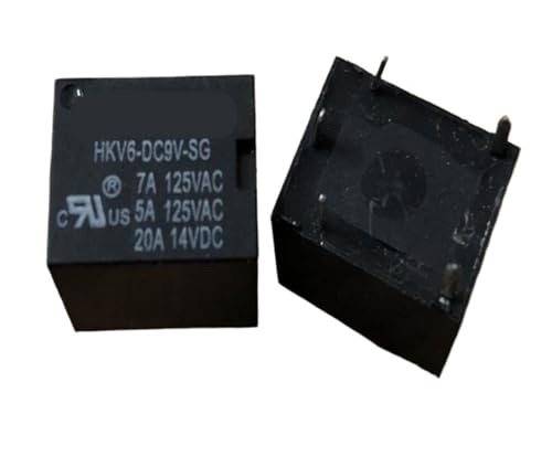 1pc HKV6-DC9V-SG (T78-1C-20A) Relay 5 pins HMCOCOOFM von HMCOCOOFM