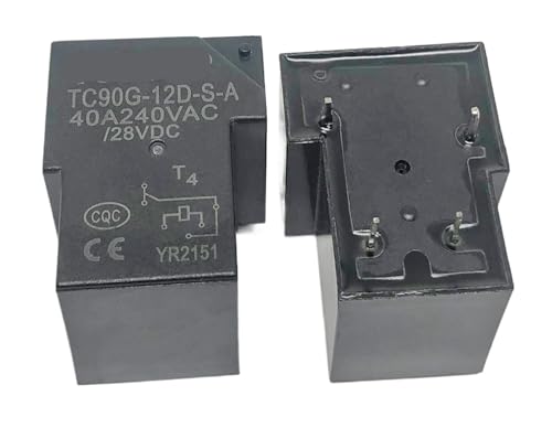 1pc TC90G-12D-S-A (T90-1A-4P-12V-30A/40A) Relay 4 pins HMCOCOOFM von HMCOCOOFM