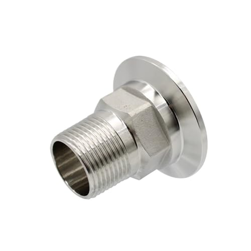 2" BSPT Male thread 304 Stainless steel 2.5" Tri Clamp hexagonal adaptor TC Tri clamp Male parts HMCOCOOFM 2" BSPT Male thread 304 Stainless steel 2.5" Tri Clamp hexagonal adaptor TC Tri clamp Male parts HMCOCOOFM von HMCOCOOFM