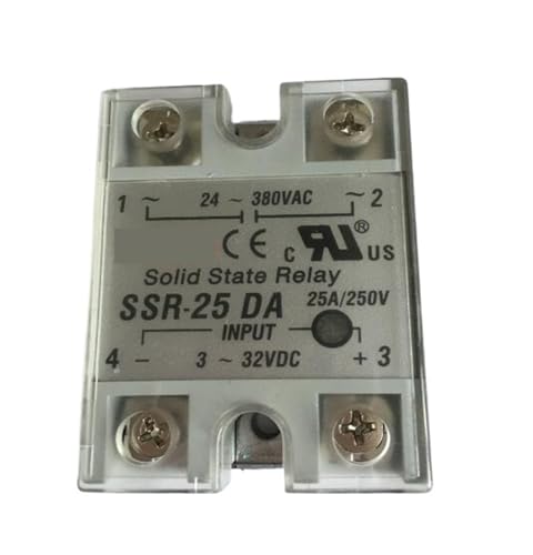 24-380VAC to 3-32VDC 25A/250V SSR-25DA Solid State Relay Module with Cover HMCOCOOFM 24-380VAC to 3-32VDC 25A/250V SSR-25DA Solid State Relay Module with Cover HMCOCOOFM von HMCOCOOFM