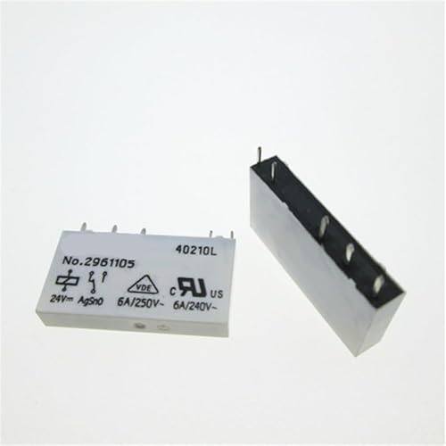 24V relay No.2961105 No.2961105-24V No.2961105-24VDC No2961105 24V 24VDC DC24V 6A 250VAC DIP5 5PCS/LOT HMCOCOOFM von HMCOCOOFM