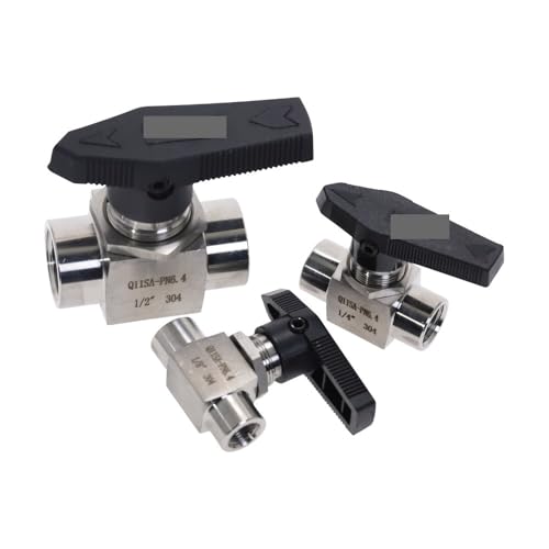 304 Stainless Steel Needle Valve 1/4'' Female SS304 For Water Gas Oil Q11SA HMCOCOOFM von HMCOCOOFM
