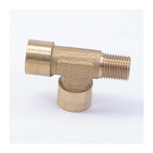 HMCOCOOFM 1/8" BSPP Male-Female-Female Tee 3 Ways Reduce Brass Pipe Fitting Connector HMCOCOOFM 1/8" BSPP Male-Female-Female Tee 3 Ways Reduce Brass Pipe Fitting Connector von HMCOCOOFM