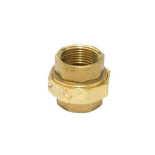 HMCOCOOFM 1" BSP Female Brass Hex Pipe Union Connector Coupling Plumbing Fittings Water Air Fuel Oil HMCOCOOFM 1" BSP Female Brass Hex Pipe Union Connector Coupling Plumbing Fittings Water Air Fuel Oil von HMCOCOOFM