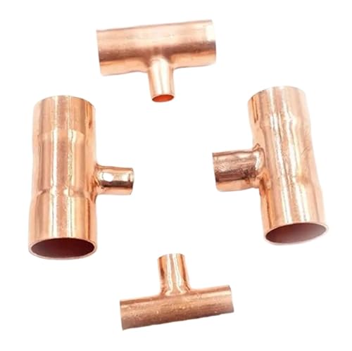 HMCOCOOFM 1PC 22x10x22mm Reducer Pure Copper End Feed Reduce Tee 3 Ways Weld Pipe Adapter HMCOCOOFM 1PC 22x10x22mm Reducer Pure Copper End Feed Reduce Tee 3 Ways Weld Pipe Adapter von HMCOCOOFM