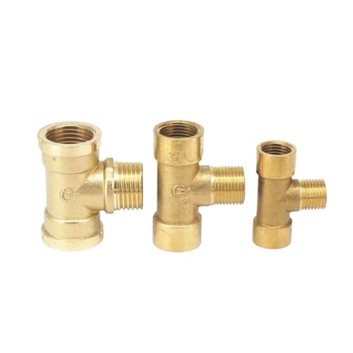 HMCOCOOFM 1pc 1/4" BSPP Female-Male-Female Tee 3 Way Brass Splitter Pipe Fitting Water Gas Oil HMCOCOOFM 1pc 1/4" BSPP Female-Male-Female Tee 3 Way Brass Splitter Pipe Fitting Water Gas Oil von HMCOCOOFM
