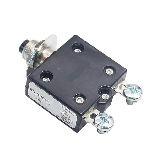 HMCOCOOFM 1pcs 98 Series 10A Circuit Breakers Push Button Switch of Thermal Protector with Screw PIN HMCOCOOFM 1pcs 98 Series 10A Circuit Breakers Push Button Switch of Thermal Protector with Screw PIN von HMCOCOOFM