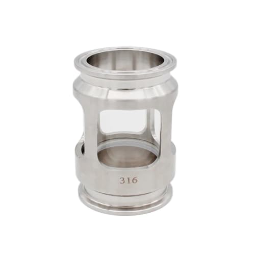 HMCOCOOFM 2" TC (64mm) Sight Glass 1.87" ID 3.65" Stainless Steel 304 Sight Glass Tri Type Homebrew Hardware von HMCOCOOFM