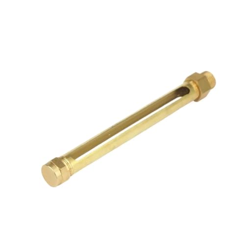HMCOCOOFM 3/8" BSP Male 150mm Length Straight Brass Oil Level Gauge Sight Glass HMCOCOOFM 3/8" BSP Male 150mm Length Straight Brass Oil Level Gauge Sight Glass von HMCOCOOFM