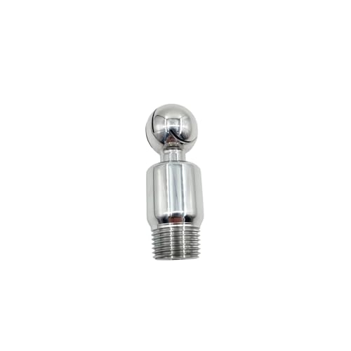 HMCOCOOFM 360 Degree 1/2" BSP Male Threaded Rotary CIP Cleaning Spray Ball for Small Kettle HMCOCOOFM 360 Degree 1/2" BSP Male Threaded Rotary CIP Cleaning Spray Ball for Small Kettle von HMCOCOOFM