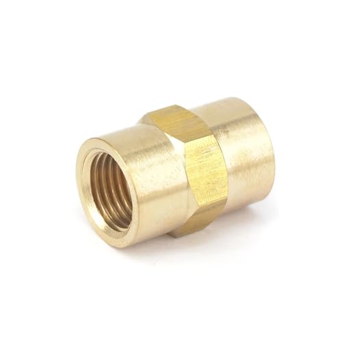 HMCOCOOFM Equal Reducer 1/4" NPT Female-Famale Hex Brass Pipe Fitting for Water Gas Oil Fuel HMCOCOOFM Equal Reducer 1/4" NPT Female-Famale Hex Brass Pipe Fitting for Water Gas Oil Fuel von HMCOCOOFM