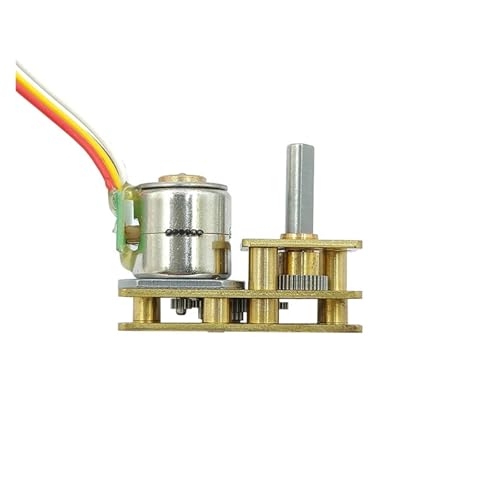 HMCOCOOFM GM1024-10BY 10mm Gear Stepper Electronic Starter 2-Phase 4-Wire Stepping Electronic Starter Full Metal Radio 210_DC 5V von HMCOCOOFM