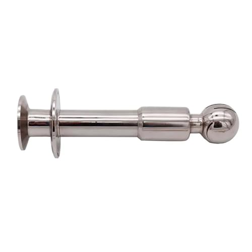 HMCOCOOFM Rotating CIP 1.5inch (50.5mm) Tri Clamp Inlet Welded in 2inch (64mm) Tri Clamp Cap Homebrew Beer Tank 304 Stainless von HMCOCOOFM