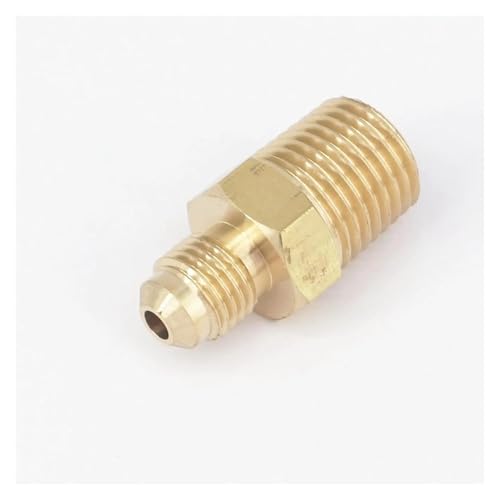 HMCOCOOFM SAE Male 3/8"-24 UNF Fit Tube OD 3/16" -1/4" NPT Male Brass SAE 45 Degree Pipe Fitting Connectors 1000PSI HMCOCOOFM SAE Male 3/8"-24 UNF Fit Tube OD 3/16" -1/4" NPT Male Brass SAE 45 Degree Pipe Fitting Connectors 1000PSI von HMCOCOOFM