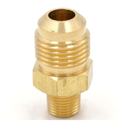 HMCOCOOFM SAE Male 5/8"-18 UNF Fit Tube OD 3/8" - 1/8" NPT Male Brass SAE 45 Degree Pipe Fitting Connectors 1000PSI HMCOCOOFM SAE Male 5/8"-18 UNF Fit Tube OD 3/8" - 1/8" NPT Male Brass SAE 45 Degree Pipe Fitting Connectors 1000PSI von HMCOCOOFM