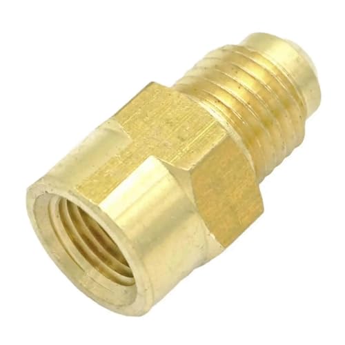 HMCOCOOFM SAE Male 7/16"-20 UNF Fit Tube OD 1/4" - 1/8" NPT Female Brass SAE 45 Degree Pipe Fitting Connectors 1000 PSI HMCOCOOFM SAE Male 7/16"-20 UNF Fit Tube OD 1/4" - 1/8" NPT Female Brass SAE 45 Degree Pipe Fitting Connectors 1000 PSI von HMCOCOOFM
