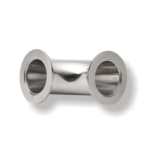 HMCOCOOFM Stainless Steel 304 90 Degree KF40 Elbow Vacuum Fittings ISO-KF Flange Size NW40 HMCOCOOFM Stainless Steel 304 90 Degree KF40 Elbow Vacuum Fittings ISO-KF Flange Size NW40 von HMCOCOOFM