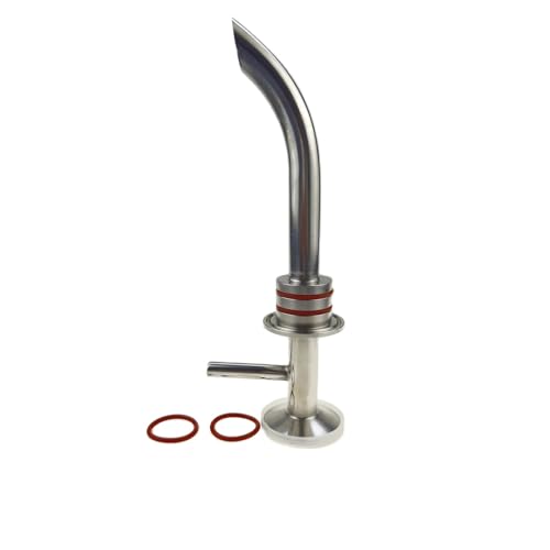 HMCOCOOFM TC Rotary Racking Arm Dip Tube 1.5 inch Tri Clamp (3/4inch) 19mm Tube von HMCOCOOFM