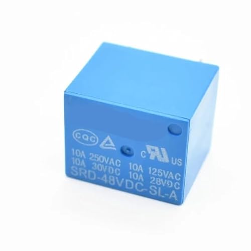 Relays SRD-48VDC-SL-A 48V 10A 250VAC 4PIN HMCOCOOFM Relays SRD-48VDC-SL-A 48V 10A 250VAC 4PIN HMCOCOOFM von HMCOCOOFM