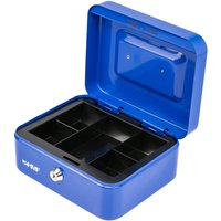 HMF - 10120-05 Geldkassette Münzeinsatz, 20 x 16 x 9,5 cm, blau von HMF