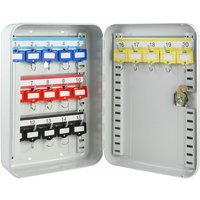 HMF - 12520-07 Schlüsselkasten 20 Haken, 25 x 17 x 7,5 cm, lichtgrau HMF - 12520-07 Schlüsselkasten 20 Haken, 25 x 17 x 7,5 cm, lichtgrau von HMF