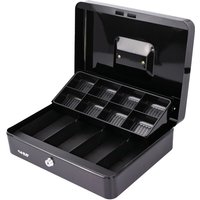 HMF - 15130 Geldkassette Marktkassette, 30 x 24 x 9 cm schwarz von HMF