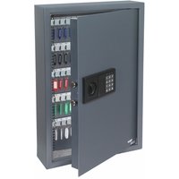 HMF - 2100-11 Schlüsseltresor 108 Haken, Schlüsselschrank, Safe, 66,5 x 43 x 13 cm, anthrazit von HMF