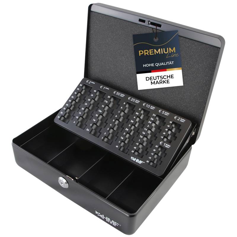 HMF 10015-02 Geldkassette Münzzählbrett 30 x 24 x 9 cm Schwarz HMF 10015-02 Geldkassette Münzzählbrett 30 x 24 x 9 cm Schwarz von HMF
