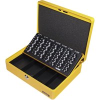 HMF 10015-17 Geldkassette Euro-Münzzählbrett, Geldzählkassette, 30 x 24 x 9 cm, gelb HMF 10015-17 Geldkassette Euro-Münzzählbrett, Geldzählkassette, 30 x 24 x 9 cm, gelb von HMF