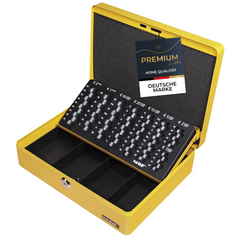 HMF 10015-17 Geldkassette Münzzählbrett 30 x 24 x 9 cm Gelb HMF 10015-17 Geldkassette Münzzählbrett 30 x 24 x 9 cm Gelb von HMF