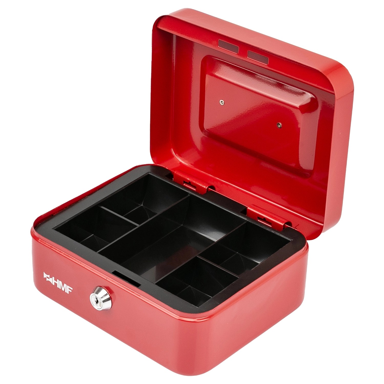 HMF 10120-03 Geldkassette Abschließbar Kasse Münzeinsatz 5 Münzfächer 20 x 16 x 9 cm Rot HMF 10120-03 Geldkassette Abschließbar Kasse Münzeinsatz 5 Münzfächer 20 x 16 x 9 cm Rot von HMF
