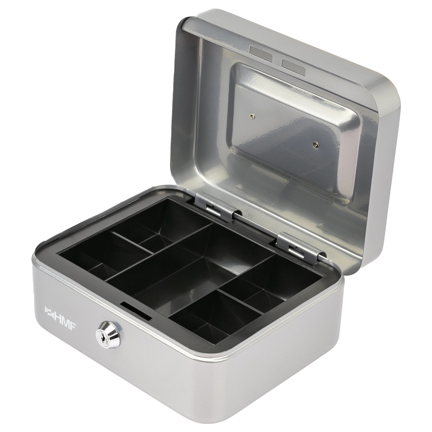 HMF 10120-09 Geldkassette 20 x 16 x 9 cm Silber HMF 10120-09 Geldkassette 20 x 16 x 9 cm Silber von HMF