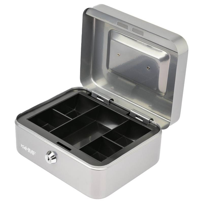 HMF 10120-09 Geldkassette 20 x 16 x 9 cm Silber HMF 10120-09 Geldkassette 20 x 16 x 9 cm Silber von HMF