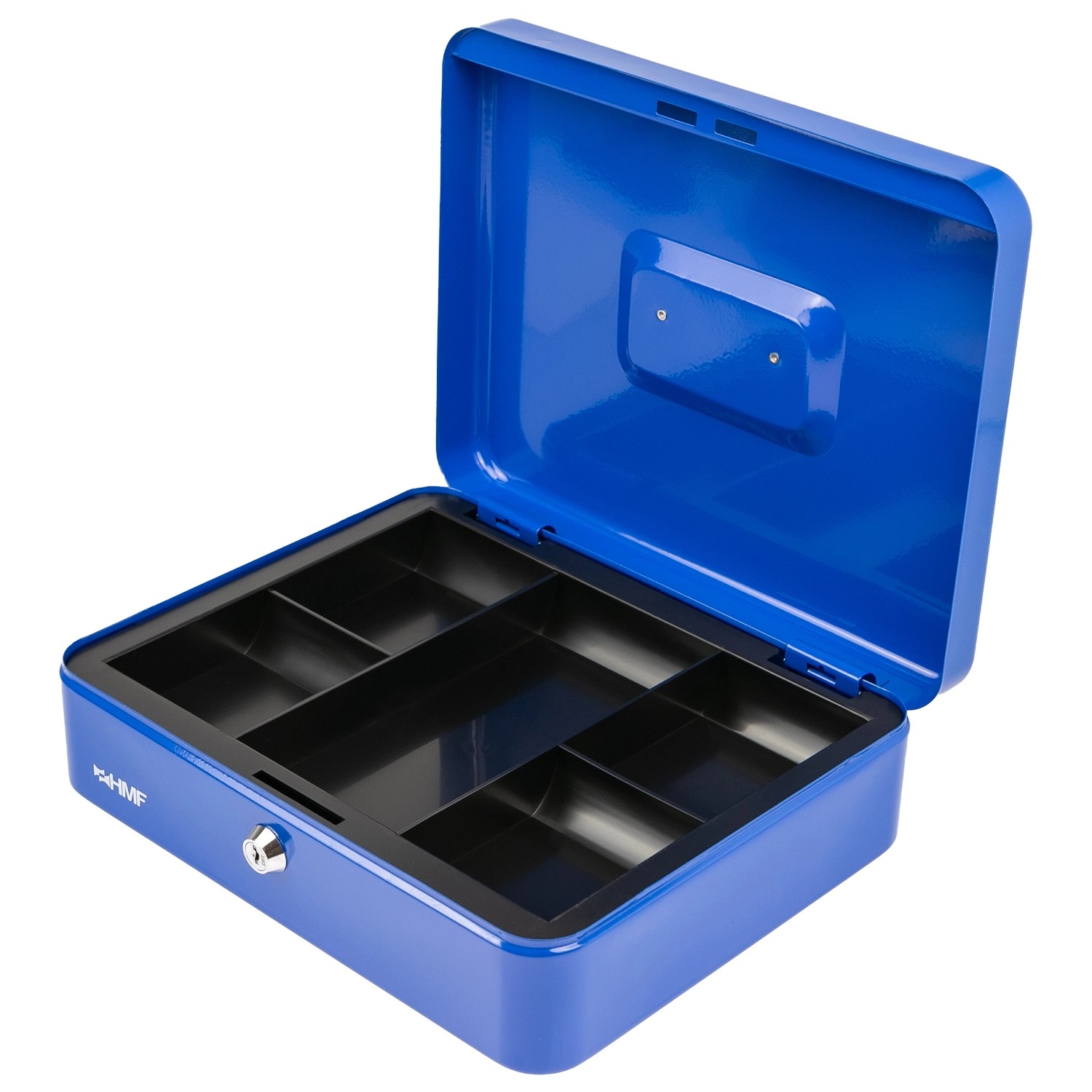 HMF 10130-05 Geldkassette Abschließbar Kasse Münzeinsatz 5 Münzfächer 30 x 24 x 9 cm Blau HMF 10130-05 Geldkassette Abschließbar Kasse Münzeinsatz 5 Münzfächer 30 x 24 x 9 cm Blau von HMF