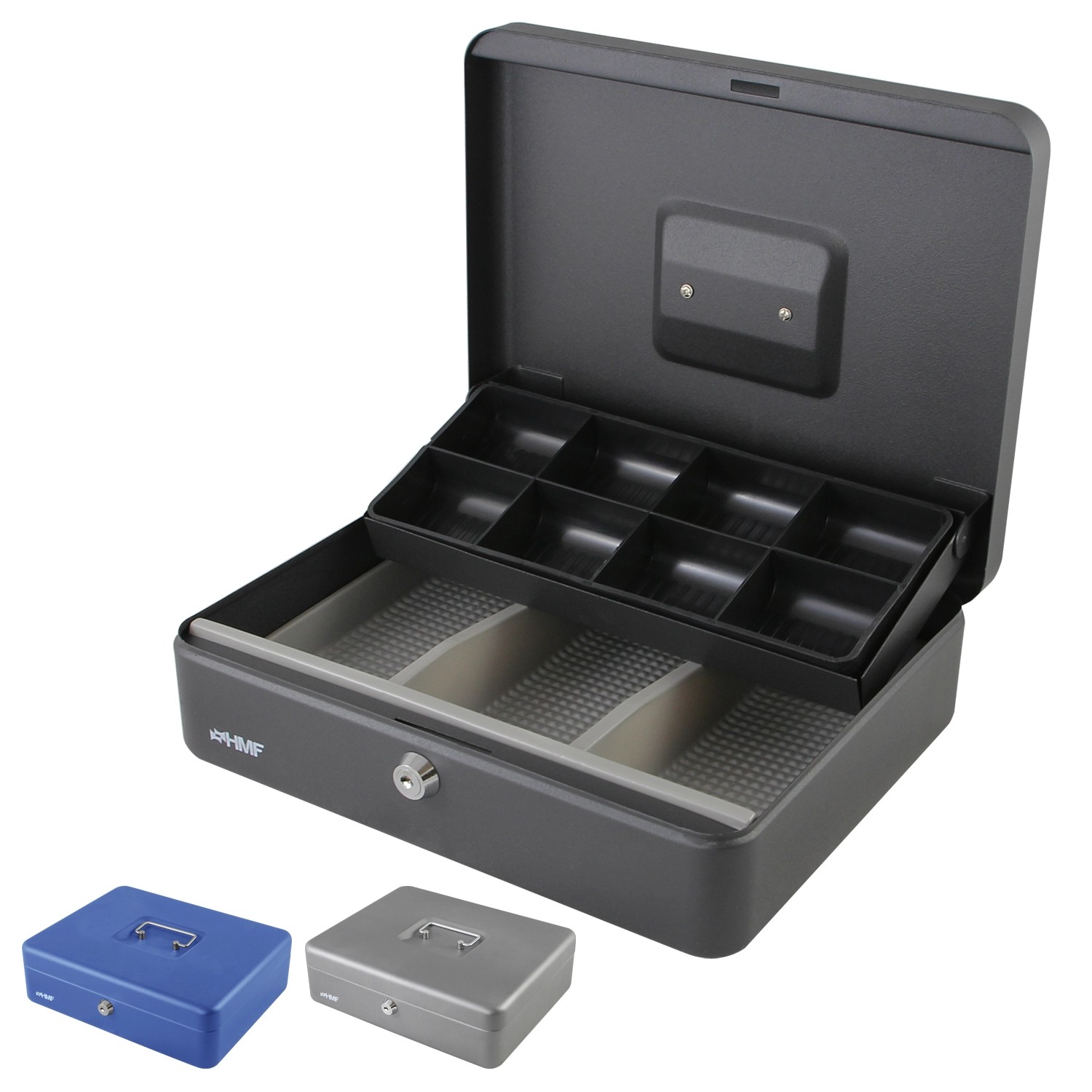 HMF 108-02 Geldkassette Münzzählbrett 30 x 24 x 9 cm Schwarz HMF 108-02 Geldkassette Münzzählbrett 30 x 24 x 9 cm Schwarz von HMF