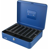 HMF 108-05 Geldkassette Euro-Münzzählbrett, 30 x 24 x 9 cm, blau von HMF
